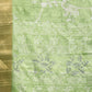 Green Silk Blend Digital Print Floral Saree with Unstitched Blouse - Hiral Fashion | Swadesiicart