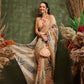 Hiral Fashion Off White Bollywood Cotton Tissue Floral Digital Printed Saree | Swadesiicart