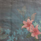Hiral Fashion Teal Bollywood Cotton Tissue Floral Digital Printed Saree | Swadesiicart