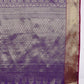 Hiral Fashion Purple Kanjeevaram Banarasi Silk Ikkat Woven Design Saree | Swadesiicart