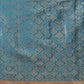 Hiral Fashion Teal Kanjeevaram Banarasi Silk Ikkat Woven Design Saree | Swadesiicart