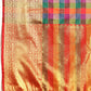 Multicolor Kanjeevaram Silk ColorBlock Checked Saree with Unstitched Blouse - Hiral Fashion | Swadesiicart