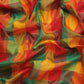 Multicolor Kanjeevaram Silk ColorBlock Checked Saree with Unstitched Blouse - Hiral Fashion | Swadesiicart