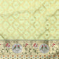 Green Tissue Silk Woven Zari Design Geomatric Saree with Unstitched Blouse - Hiral Fashion | Swadesiicart