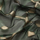 Green Organza Silk Woven Zari Design Floral Saree with Unstitched Blouse - Hiral Fashion | Swadesiicart