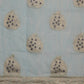 Blue Linen Woven Thread Floral Saree with Unstitched Blouse - Hiral Fashion | Swadesiicart