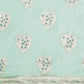 Turquoise Linen Woven Thread Floral Saree with Unstitched Blouse - Hiral Fashion | Swadesiicart