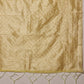 Yellow Linen Woven Thread Floral Saree with Unstitched Blouse - Hiral Fashion | Swadesiicart