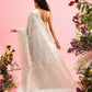 Blue Linen Woven Thread Geomatric Saree with Unstitched Blouse - Hiral Fashion | Swadesiicart