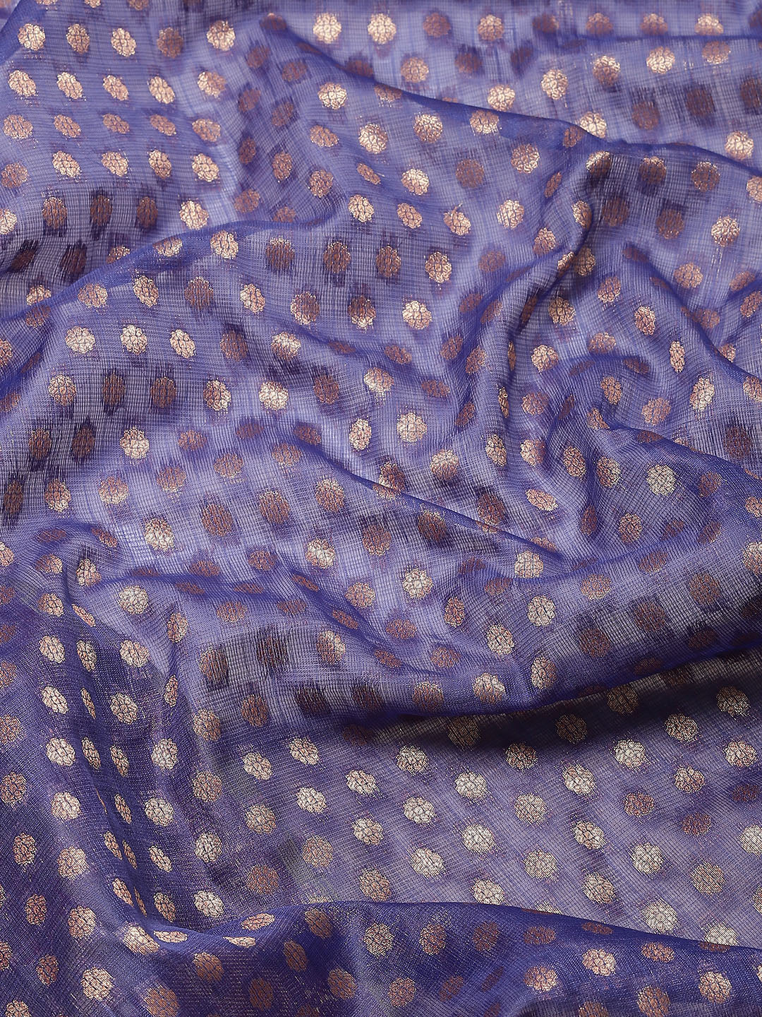 Hiral Fashion Navy Blue Kanjeevaram Art Silk Woven Design Saree | Swadesiicart