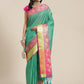 Hiral Fashion Green Kanjeevaram Art Silk Woven Design Saree | Swadesiicart