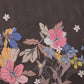 Black Polyester Digital Print Floral Saree with Unstitched Blouse - Hiral Fashion | Swadesiicart