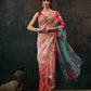 Multicolor Polyester Digital Print Floral Saree with Unstitched Blouse - Hiral Fashion | Swadesiicart
