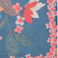 Turquoise Polyester Digital Print Floral Saree with Unstitched Blouse - Hiral Fashion | Swadesiicart