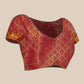 Multicolor Pure Silk Woven Zari Design Floral Saree with Unstitched Blouse - Hiral Fashion | Swadesiicart