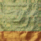 Green Pure Silk Woven Zari Design Floral Saree with Unstitched Blouse - Hiral Fashion | Swadesiicart