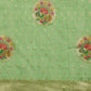 Green Cotton Woven Thread Floral Saree with Unstitched Blouse - Hiral Fashion | Swadesiicart