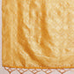 Mustard Cotton Woven Thread Floral Saree with Unstitched Blouse - Hiral Fashion | Swadesiicart