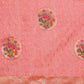 Pink Cotton Woven Thread Floral Saree with Unstitched Blouse - Hiral Fashion | Swadesiicart