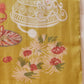 Hiral Fashion Mustard Cotton Silk Kalamkari Digital Printed Saree | Swadesiicart