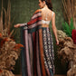 Hiral Fashion Black Cotton Silk Abstract Digital Printed Saree | Swadesiicart