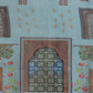 Hiral Fashion Teal Cotton Silk Kalamkari Digital Printed Saree | Swadesiicart