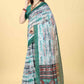 Multicolor Cotton Blend Dyed Tie and Dye Saree with Unstitched Blouse - Hiral Fashion | Swadesiicart