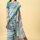 Multicolor Cotton Blend Dyed Tie and Dye Saree with Unstitched Blouse - Hiral Fashion | Swadesiicart