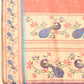 Hiral Fashion Pink Paithani Cotton Blend Animal Print Digital Printed Saree | Swadesiicart