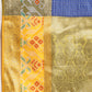 Blue Banarasi Silk Woven Zari Design Checked Swadesiicart with Unstitched Blouse - Hiral Fashion
