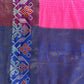 Pink Banarasi Silk Woven Zari Design Checked Saree with Unstitched Blouse - Hiral Fashion | Swadesiicart