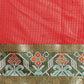 Red Banarasi Silk Woven Zari Design Checked Saree with Unstitched Blouse - Hiral Fashion | Swadesiicart