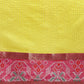 Yellow Banarasi Silk Woven Zari Design Checked Saree with Unstitched Blouse - Hiral Fashion | Swadesiicart