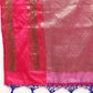 Navy Blue Silk Blend Woven Zari Design Abstract Saree with Unstitched Blouse - Hiral Fashion | Swadesiicart