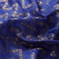 Navy Blue Silk Blend Woven Zari Design Abstract Saree with Unstitched Blouse - Hiral Fashion | Swadesiicart