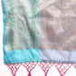 Pink Silk Blend Woven Zari Design Abstract Saree with Unstitched Blouse - Hiral Fashion | Swadesiicart