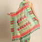 Green Pure Cotton Woven Zari Design Floral Saree with Unstitched Blouse - Hiral Fashion | Swadesiicart