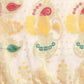 White Pure Cotton Woven Zari Design Paisley Saree with Unstitched Blouse - Hiral Fashion | Swadesiicart