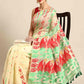Beige Pure Cotton Woven Zari Design Paisley Saree with Unstitched Blouse - Hiral Fashion | Swadesiicart