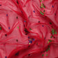 Red Pure Cotton Woven Zari Design Paisley Saree with Unstitched Blouse - Hiral Fashion | Swadesiicart