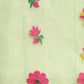 Green Pure Cotton Woven Zari Design Floral Saree with Unstitched Blouse - Hiral Fashion | Swadesiicart
