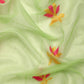 Green Pure Cotton Woven Zari Design Floral Saree with Unstitched Blouse - Hiral Fashion | Swadesiicart
