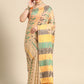 Multicolor Pure Cotton Woven Zari Design Geomatric Saree with Unstitched Blouse - Hiral Fashion | Swadesiicart