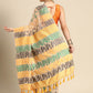 Multicolor Pure Cotton Woven Zari Design Geomatric Saree with Unstitched Blouse - Hiral Fashion | Swadesiicart