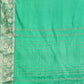 Green Pure Viscose Chinon Zari Woven Solid Saree with Unstitched Blouse - Hiral Fashion | Swadesiicart