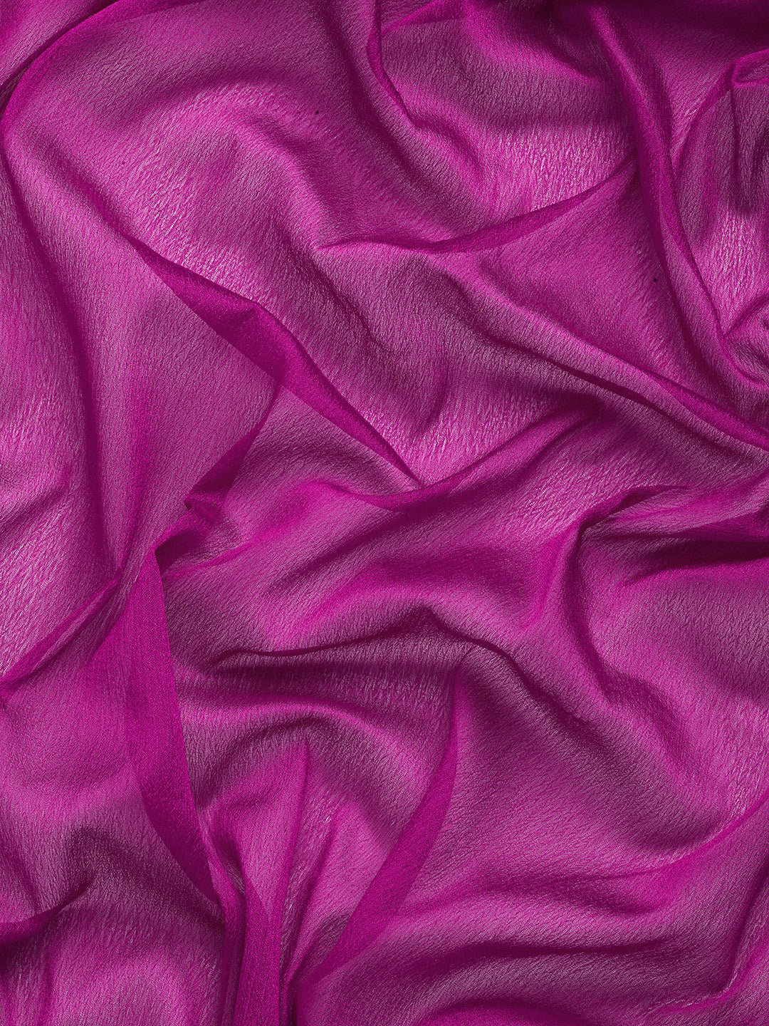 Purple Pure Viscose Chinon Zari Woven Solid Saree with Unstitched Blouse - Hiral Fashion | Swadesiicart