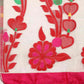 Off White Pure Cotton Woven Zari Design Floral Saree with Unstitched Blouse - Hiral Fashion | Swadesiicart