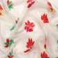 Off White Pure Cotton Woven Zari Design Floral Saree with Unstitched Blouse - Hiral Fashion | Swadesiicart