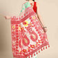 Off White Pure Cotton Woven Zari Design Floral Saree with Unstitched Blouse - Hiral Fashion | Swadesiicart