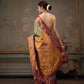 Green Pure Silk Woven Zari Design Floral Saree with Unstitched Blouse - Hiral Fashion | Swadesiicart